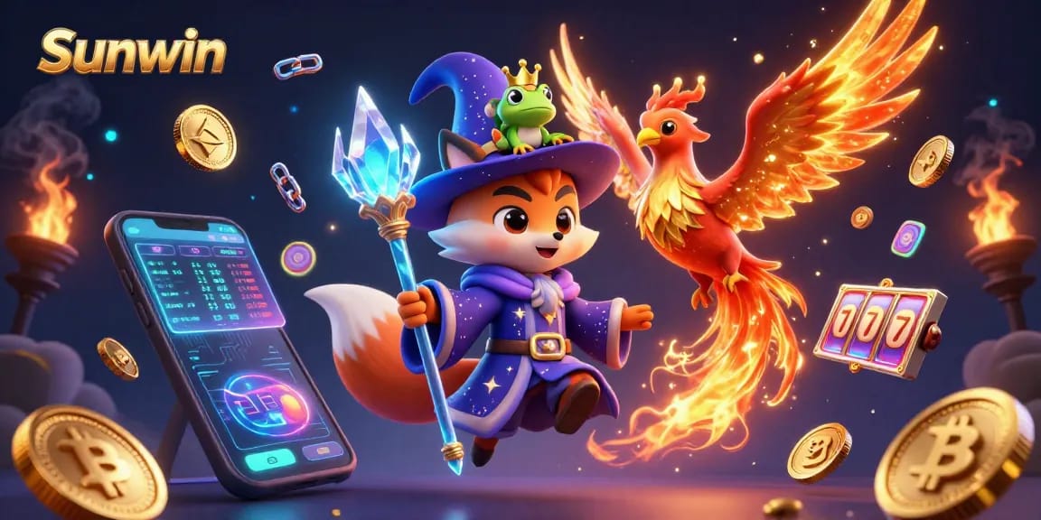 Experience thrilling gameplay at Sunwin with interactive slots and a vibrant 3D gaming scene.