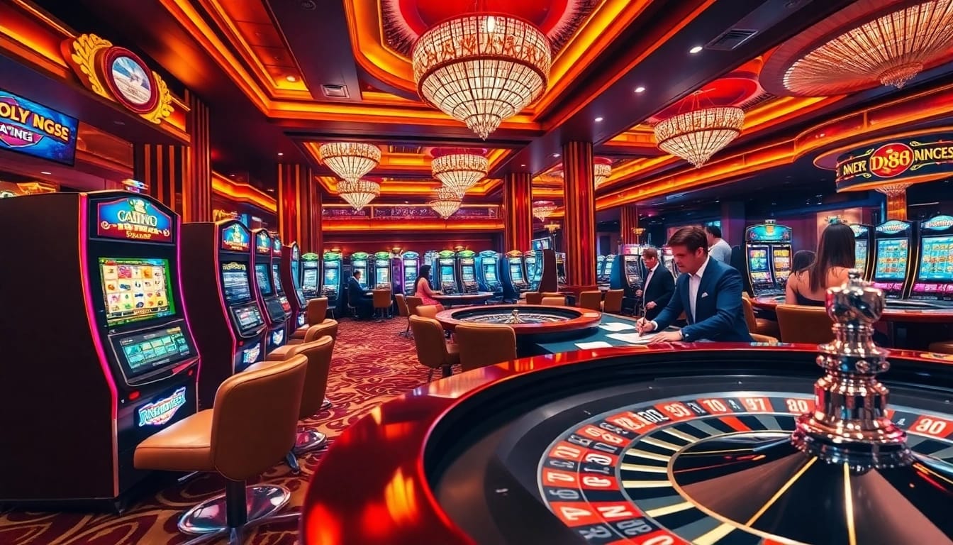 Experience the excitement of casino gaming with dn88 at upscale tables and vibrant slot machines.