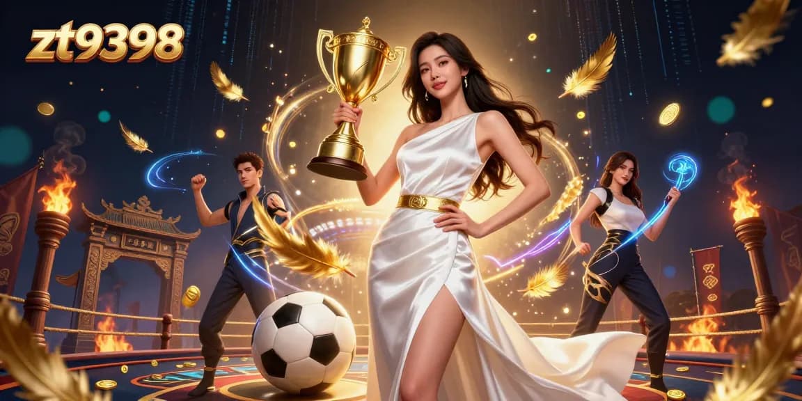 Win big with zt9398's vibrant casino scene, featuring stunning Asian actress and dynamic betting elements.