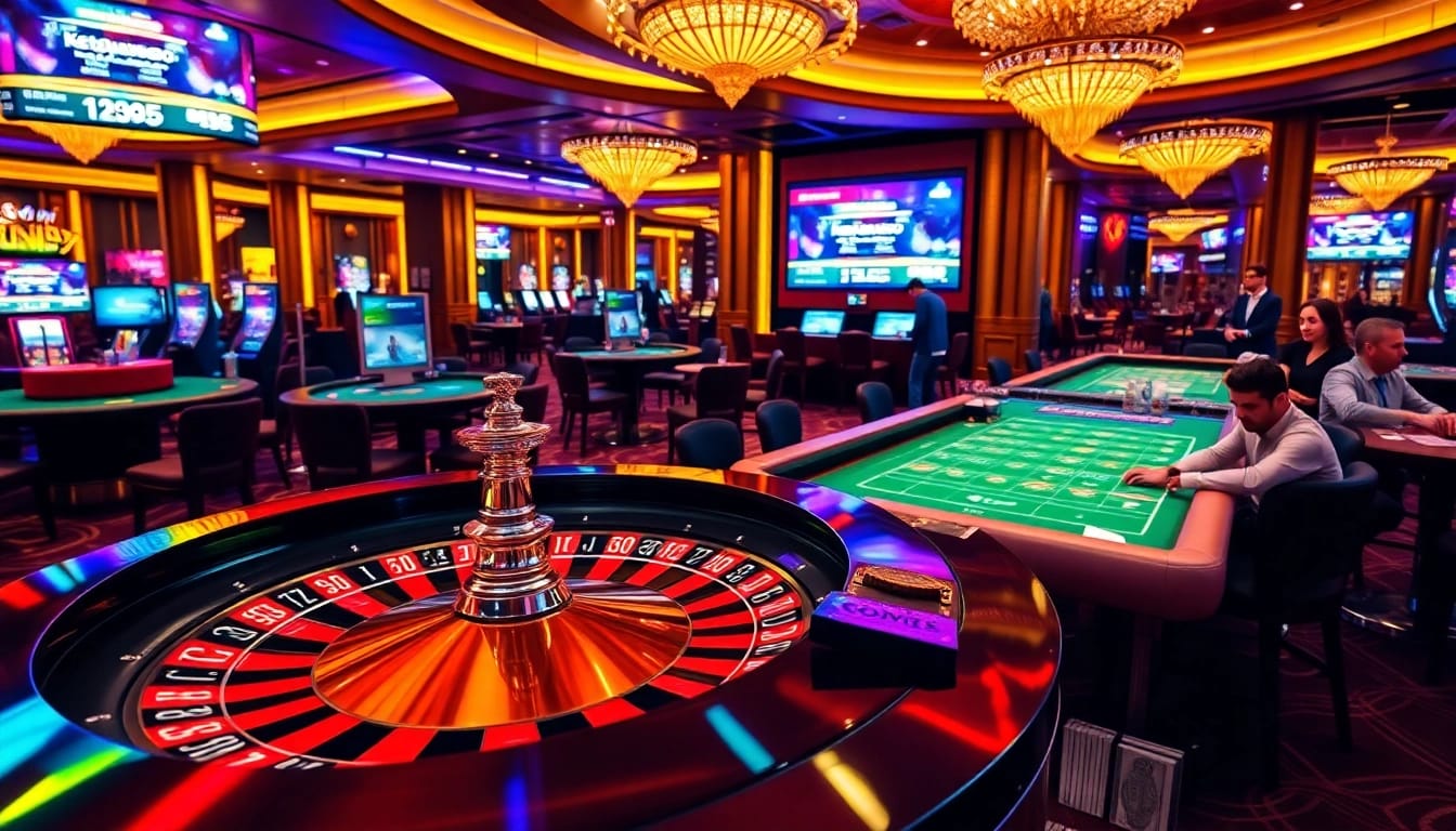 Players at a casino table cheering for a winning roll in Ketquaxoso.