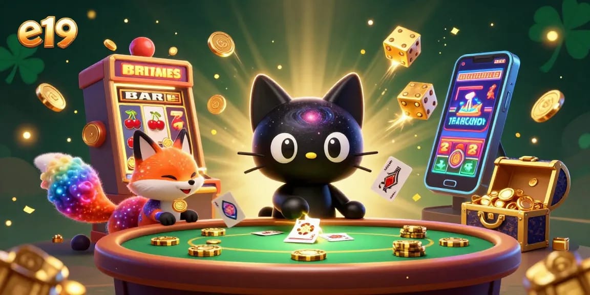 Join the excitement at e19 with gaming adventures featuring cosmic cats and jackpot thrills!