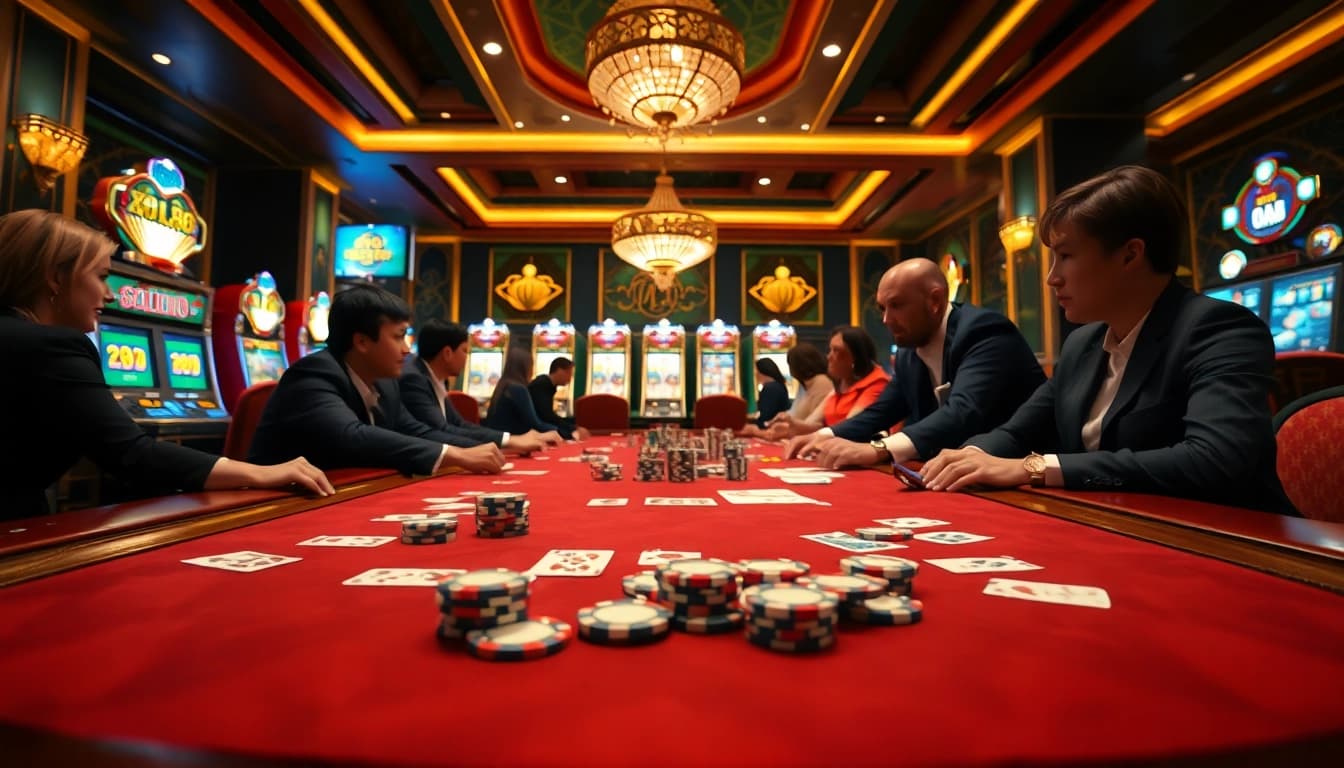 Experience the excitement of casino gaming at XX88 with vibrant tables and thrilling action.