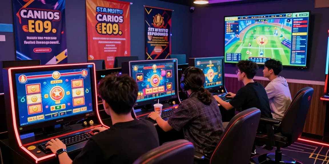 Engaged players enjoying ngamenjitu online slots in a vibrant gaming atmosphere.