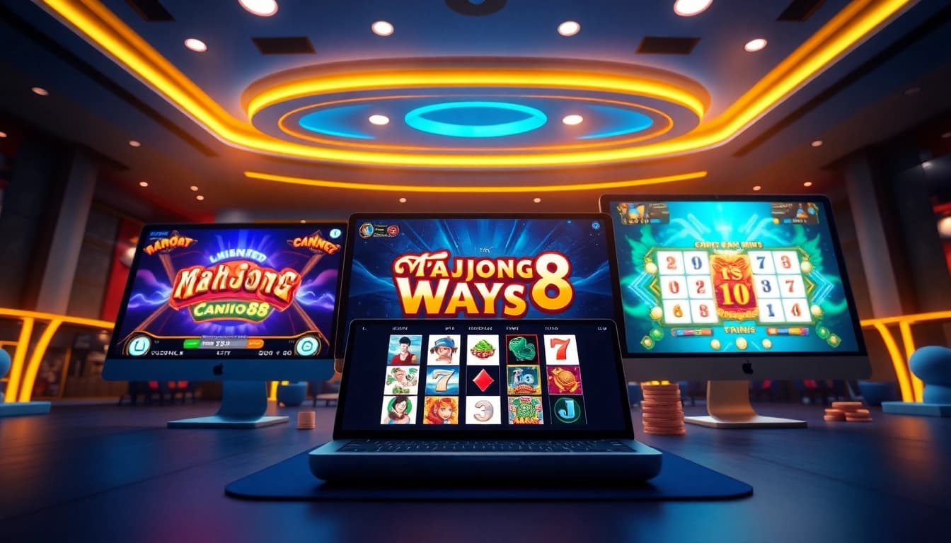 Experience king88's thrilling online casino with modern slot games and vibrant digital displays.