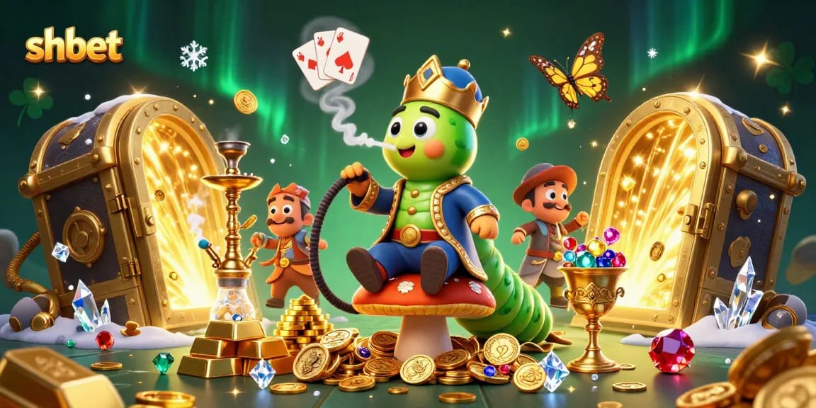 Experience thrilling gaming action at shbet with a vibrant casino scene featuring unique characters and dynamic elements.