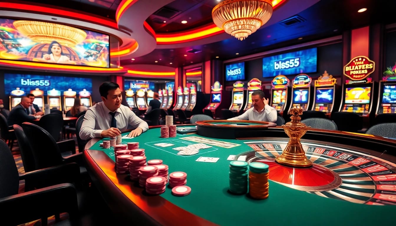 Experience the thrill of winning at bl555 with vibrant casino games and professional dealers.