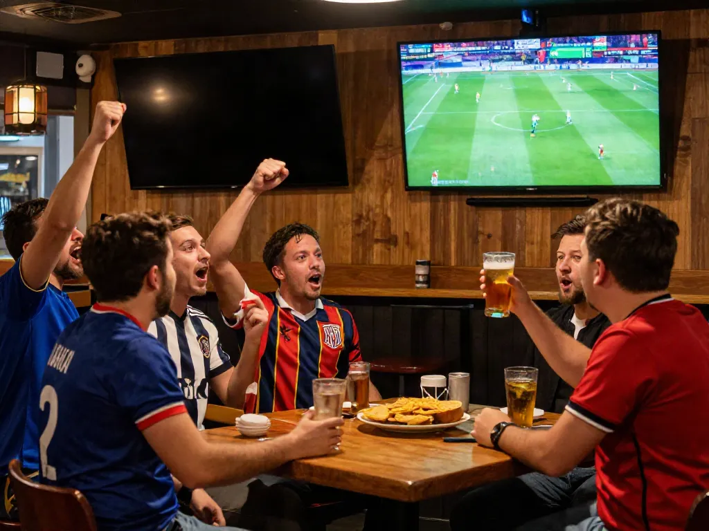 Fans celebrating during a thrilling match at WWBOLA sports betting event.