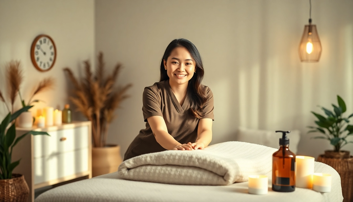 Experience the best 평택출장마사지 with a skilled young therapist providing a relaxing home massage.