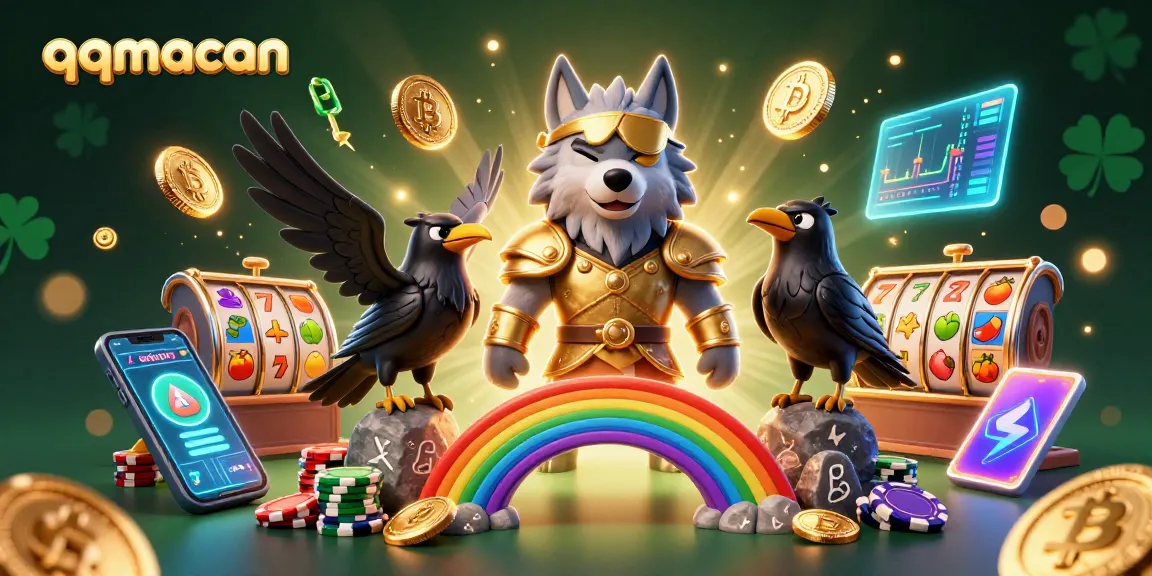 Engage with the thrilling world of qqmacan featuring vibrant 3D casino elements and Norse mythology charm.