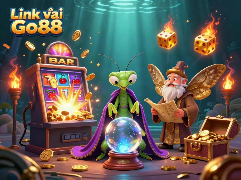 Win big with Link vào Go88 in this vibrant, enchanting casino scene.