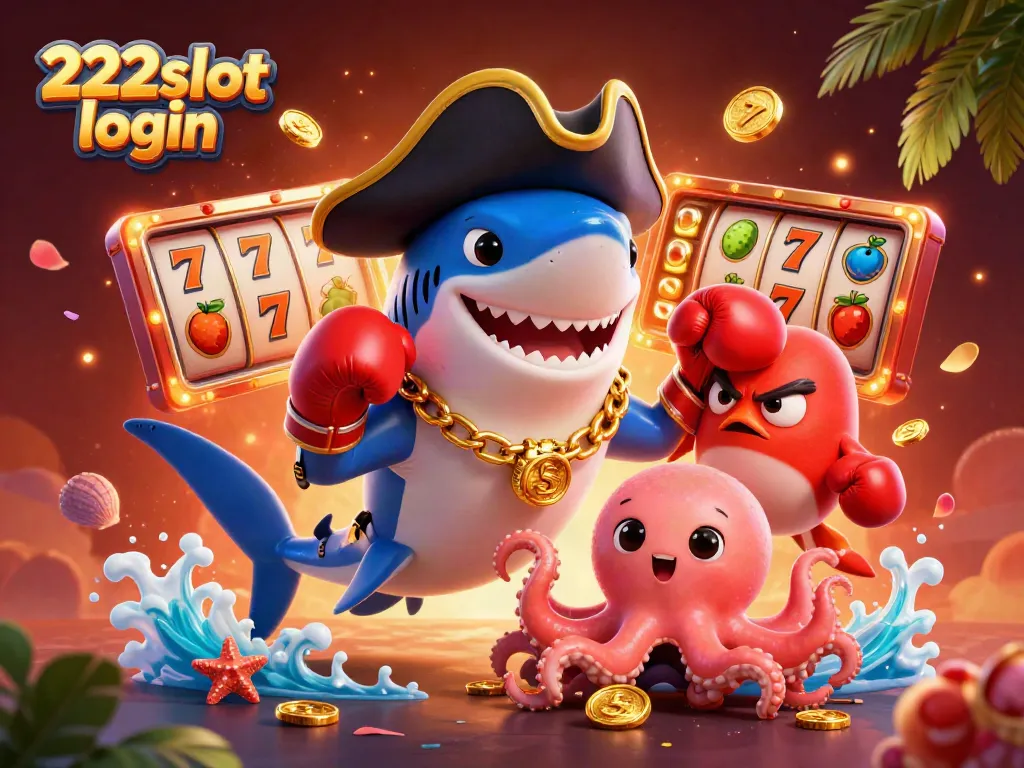 Gulung jackpot di 222slot login dengan karakter laut lucu dan slot menggiurkan.