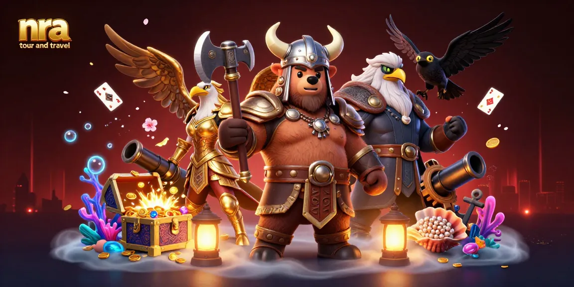 Experience thrilling gameplay at nra tour and travel with vibrant characters, treasures, and action-packed scenes.