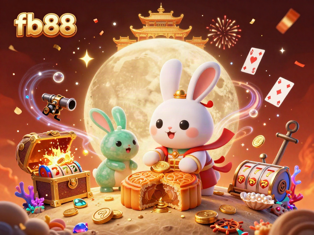 Engage with fb88’s thrilling slots action in a vibrant 3D casino world, featuring lucky characters and interactive elements.