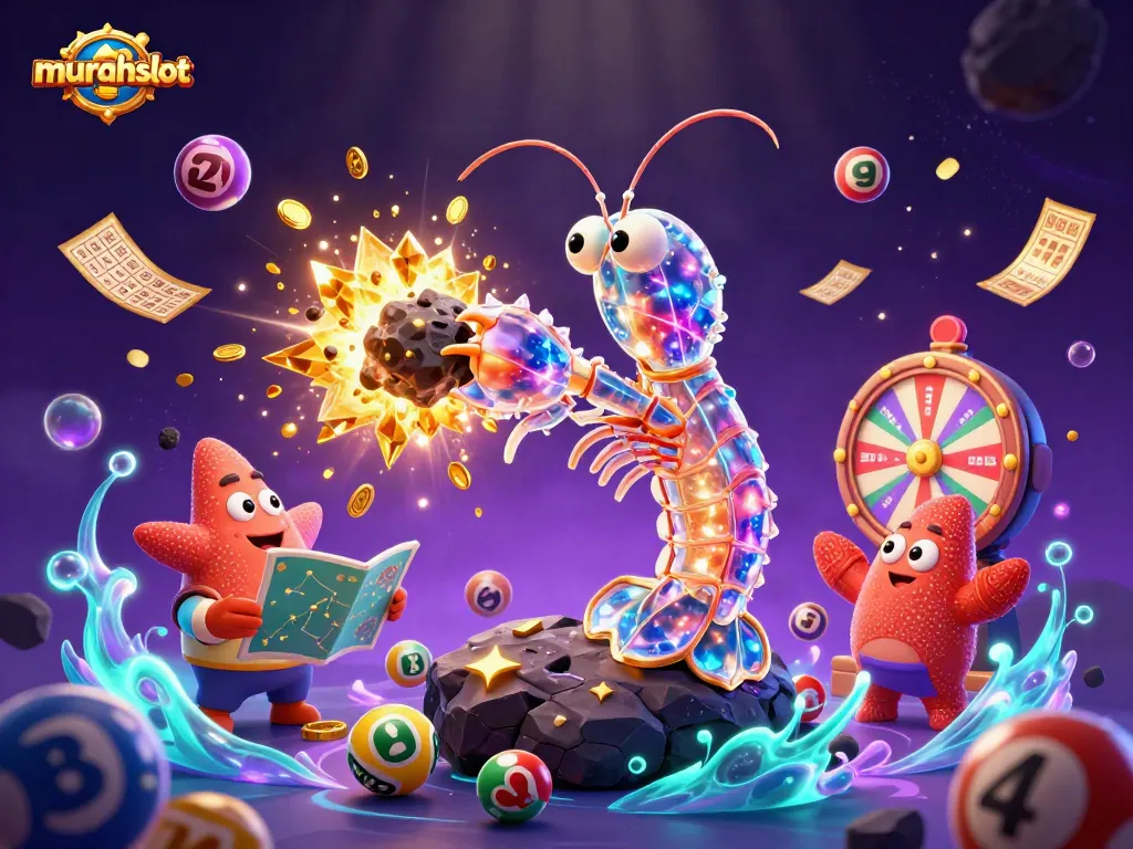 Menangkan jackpot dengan murahslot saat samurai mantis menyerang asteroid gem untuk hadiah besar!