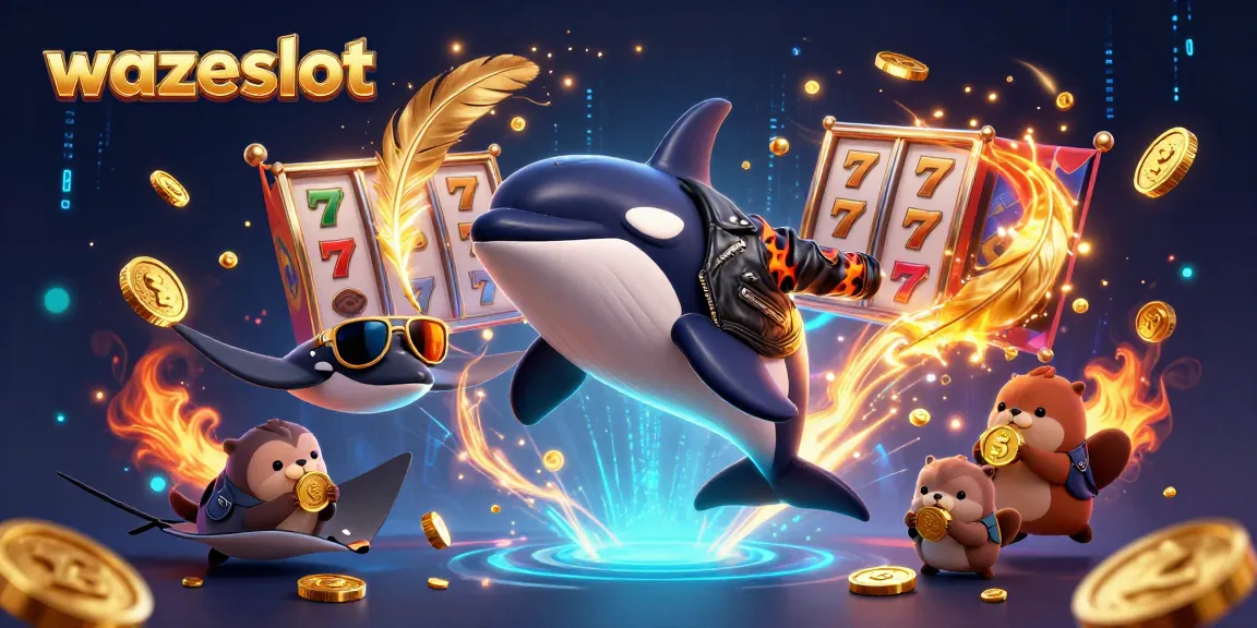 Win big with wazeslot as the orca, stingray, and sea otters celebrate amidst thrilling casino elements!