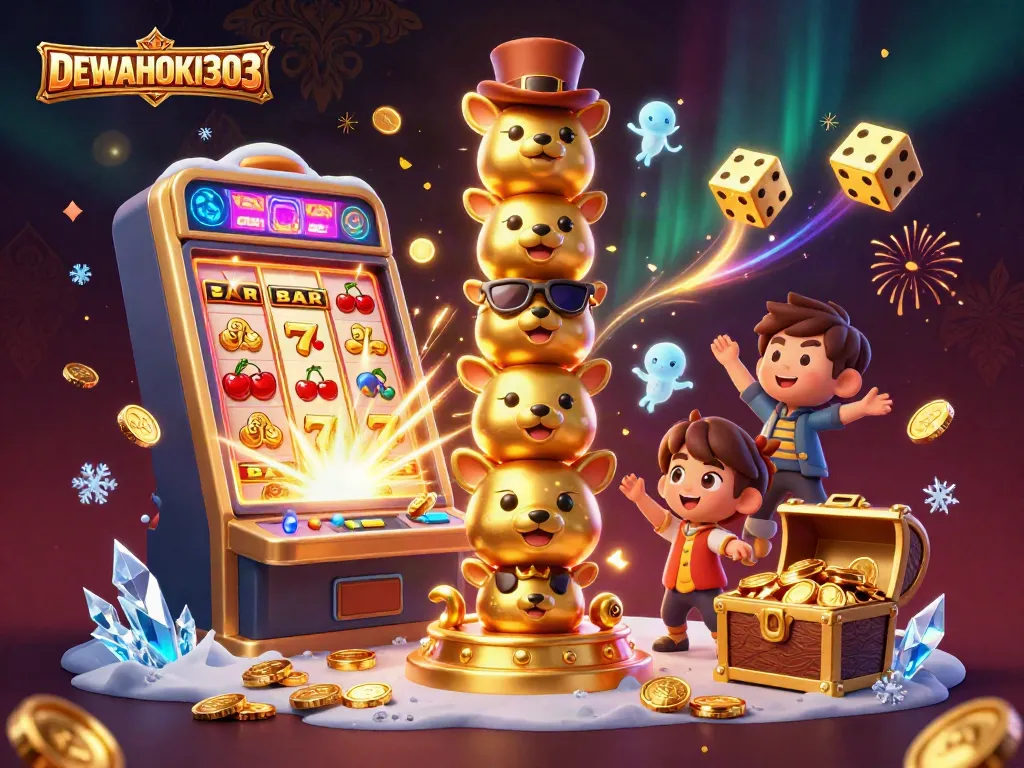 DEWAHOKI303 menghadirkan slot online berlimpah jackpot dalam suasana kasino yang meriah.