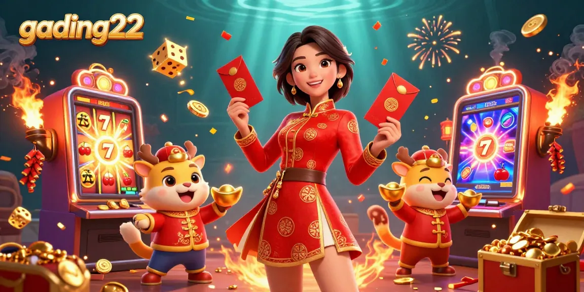 Engage with gading22’s vibrant casino scene featuring a radiant celebration of luck and fortune.