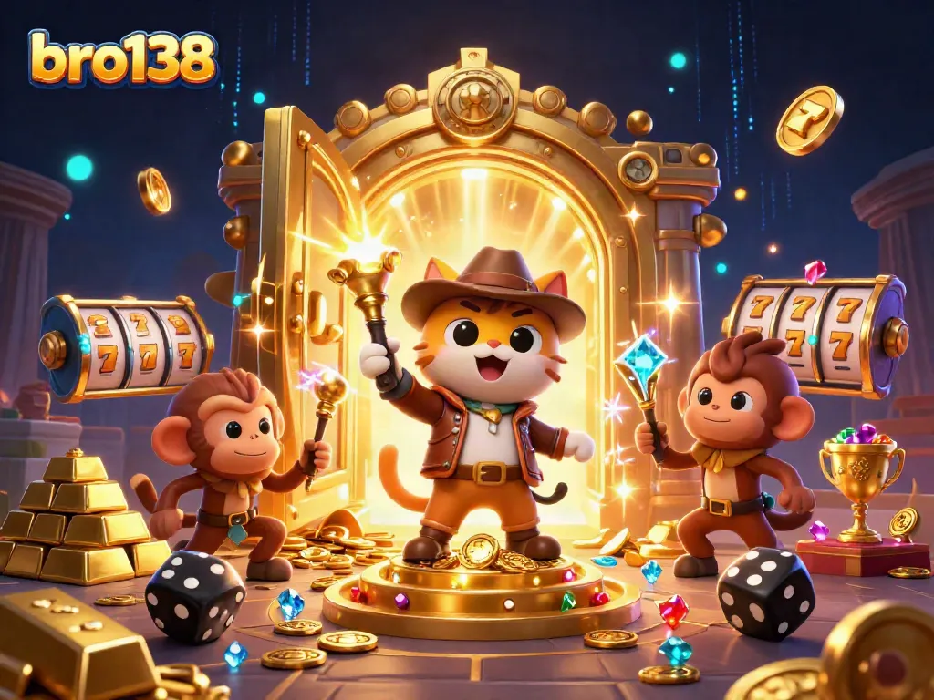 Engage with bro138's vibrant slot experience featuring dynamic treasure and characters.
