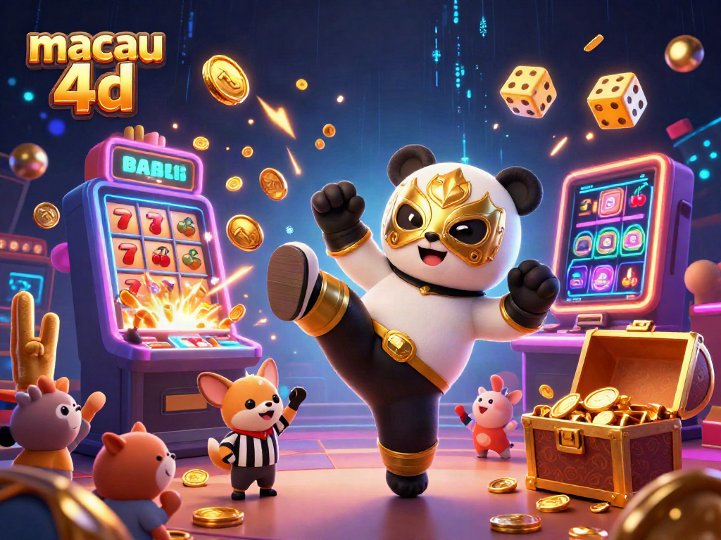 Meriahkan permainan macau 4d dengan panda pegulat dan chihuahua wasit dalam suasana kasino yang mengasyikkan.