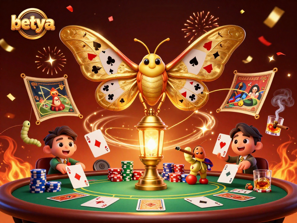 Engage with betya's exciting sports betting theme amidst vibrant 3D casino elements.