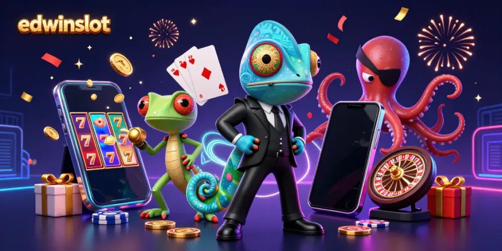 Experience the excitement of edwinslot with colorful slot games and dynamic 3D characters!