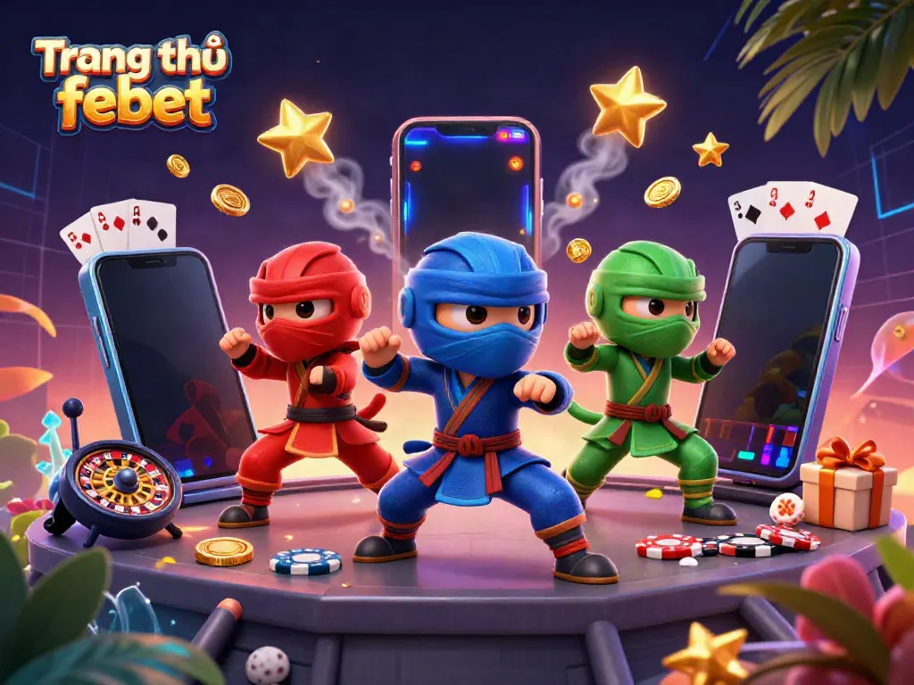 Engage with exciting games at Trang chủ febet, featuring ninja chameleons and vibrant slot action.