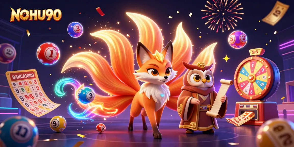 Experience thrilling gameplay with NOHU90 as vibrant lottery elements and enchanting characters come to life.