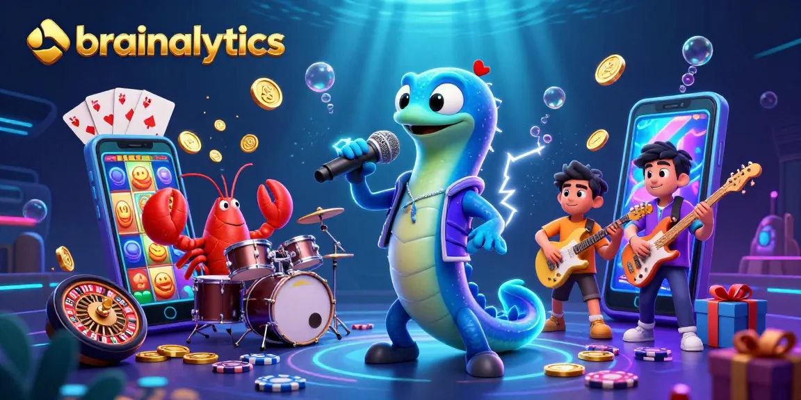 Experience the lively underwater casino with brainalytics as electric eel DJ spins colorful slots.