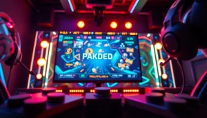 Jelajahi pengalaman bermain PAKDE4D game dengan lingkungan permainan yang hidup dan penuh warna.