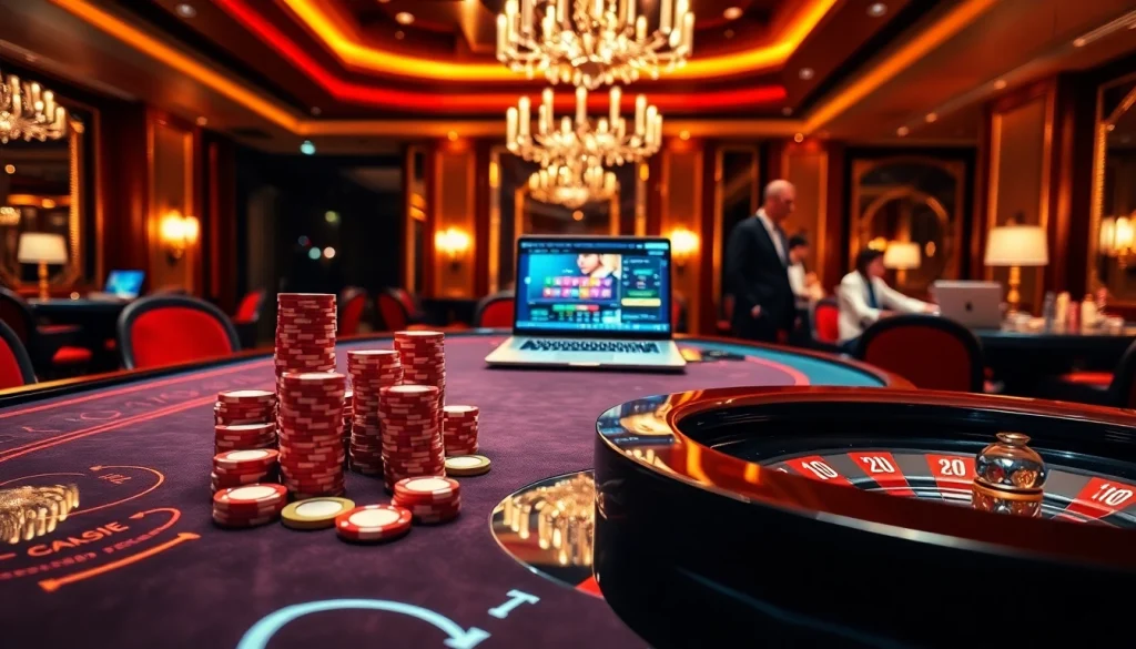 Experience the thrill of gambling at Rikvip with high-stakes poker games and vibrant casino tables.