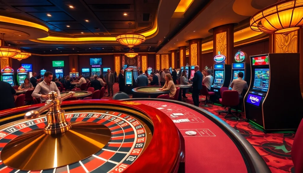 Engaging players at the KUWIN casino showcase high-stakes thrills and luxury gaming.
