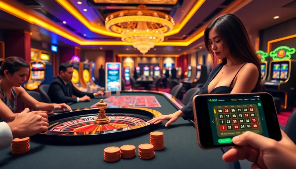 Experience thrilling moments at MM88 casino with high-stakes games and luxurious settings.