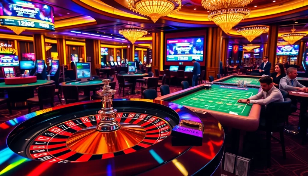 Players at a casino table cheering for a winning roll in Ketquaxoso.