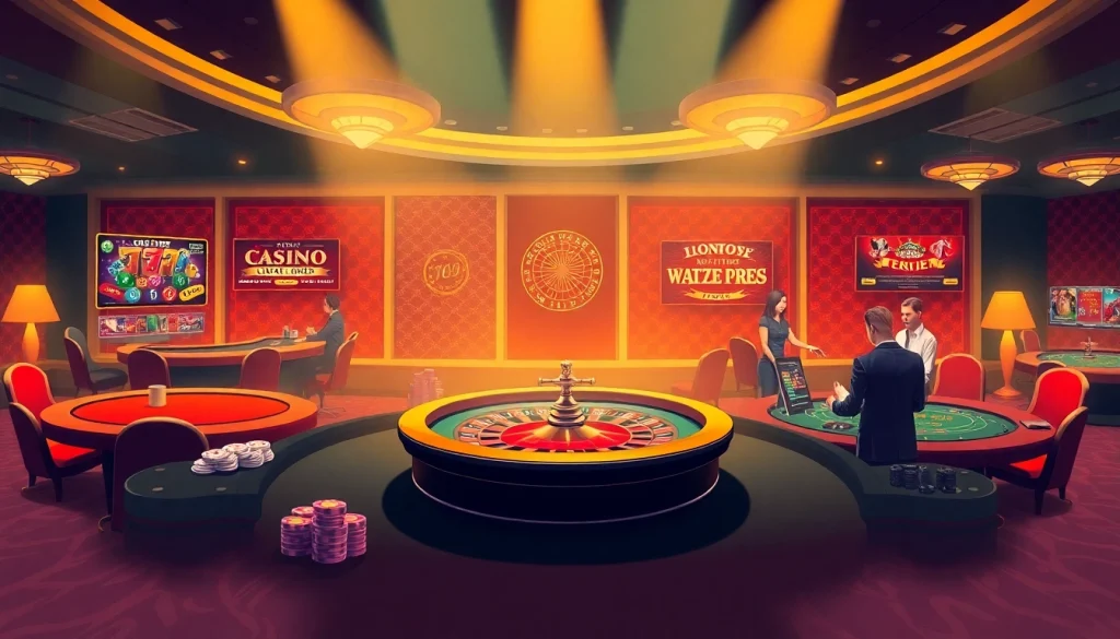 An exciting gaming experience at 789pcenter.it.com featuring vibrant casino elements.
