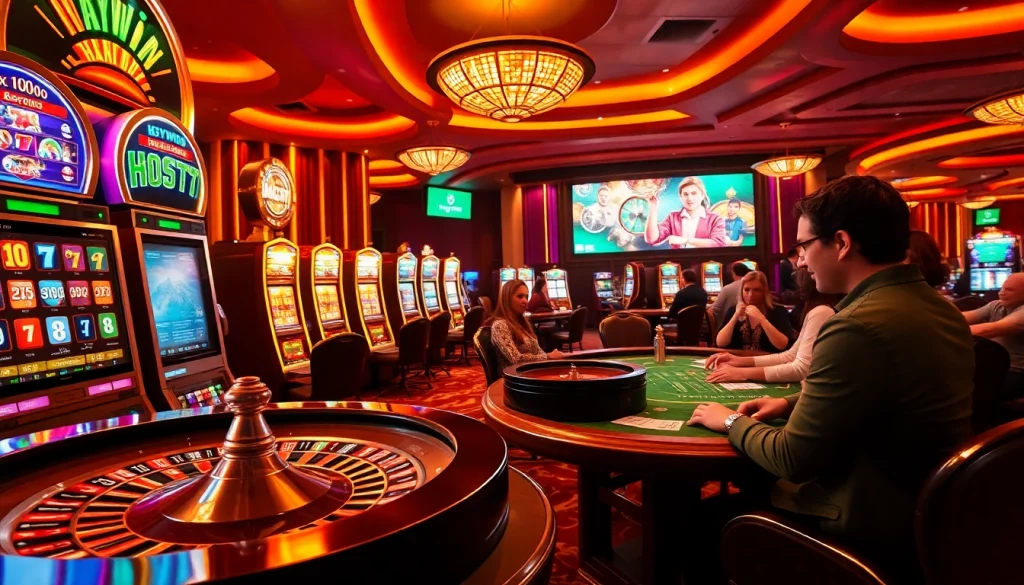 Engaged players at a casino table experiencing excitement at haywin gaming.