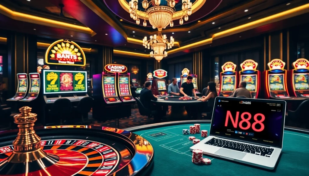 Experience thrilling gaming moments at https://dn882.pro/ with vibrant slots, poker, and roulette.