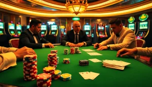 Experience the thrill of high-stakes gambling at the JL55 poker table amidst luxury and excitement.