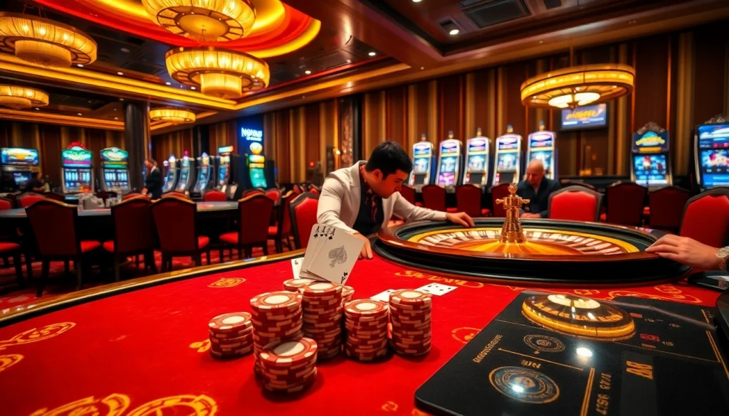 Experience the thrill at NOHU90 with high-stakes poker and dynamic slot machines.