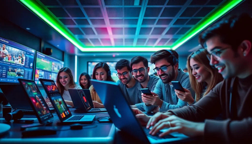 다채로운 온라인 게임 환경에서 토토사이트 베팅의 스릴을 체험하는 플레이어들.