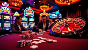 Experience the thrill of gambling at KKWIN with dynamic poker gameplay and vibrant casino visuals.