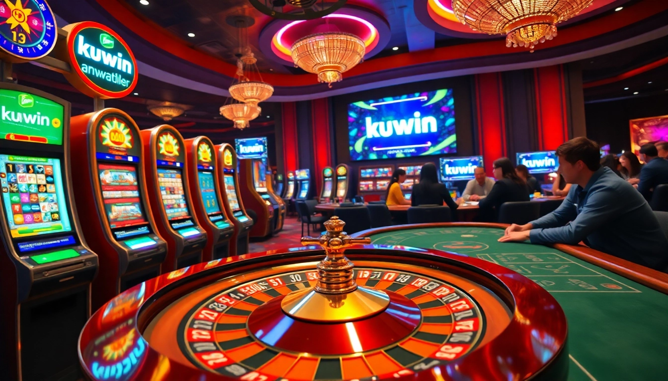 Kuwin players enjoying vibrant casino games and interactive online betting experience.