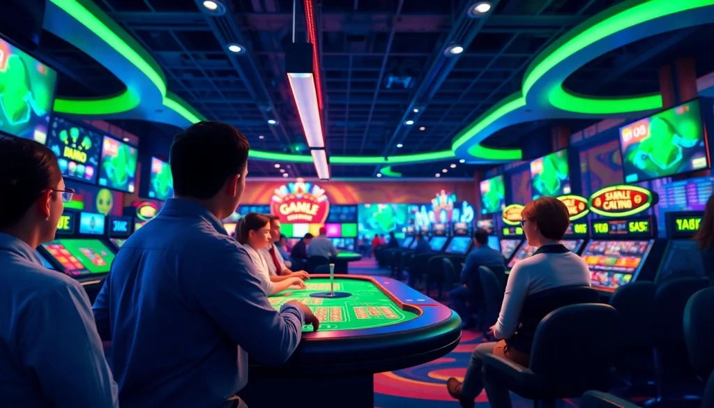 에볼루션 카지노의 생동감 넘치는 게임 환경을 보여주는 사진