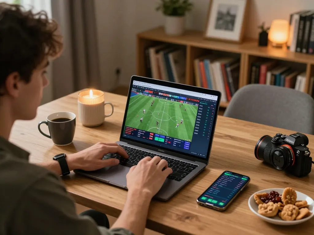 Engaging at-home sports betting experience with MMOO on laptop and mobile app