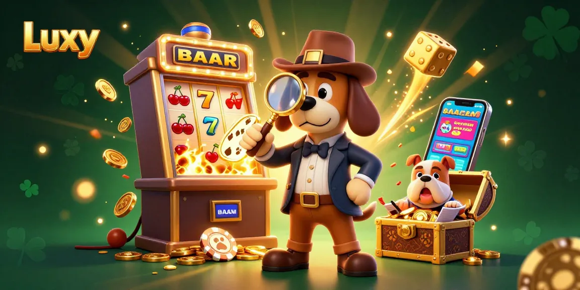 Luxy showcases a thrilling casino scene with vibrant characters and dynamic game elements.
